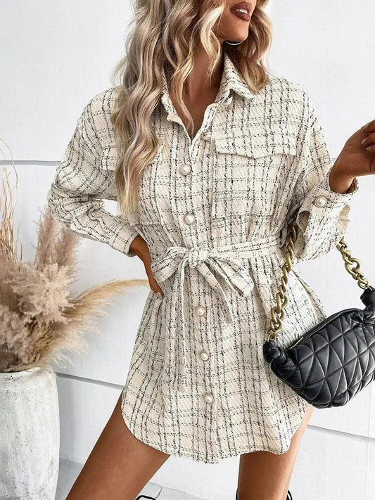 Thick Plaid Shirts Women Winter Warm Long Loose Blouses Tops Casual Shirt Jacket Female Clothes Coat Outwear Hot - MissyMays Elegance